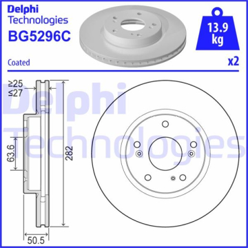 ON FREN DISK AYNA FOCUS IV 17 Marka : DELPHI