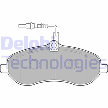 FREN BALATASI ÖN CITROEN DİSPATCH. JUMPY / FIAT SCUDO / PEUGEOT EXPERT 01/07 Marka : DELPHI