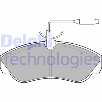 ÖN BALATA FİŞLİ BOXER-DUCATO-JUMPER 1800kg 94 02 Marka : DELPHI